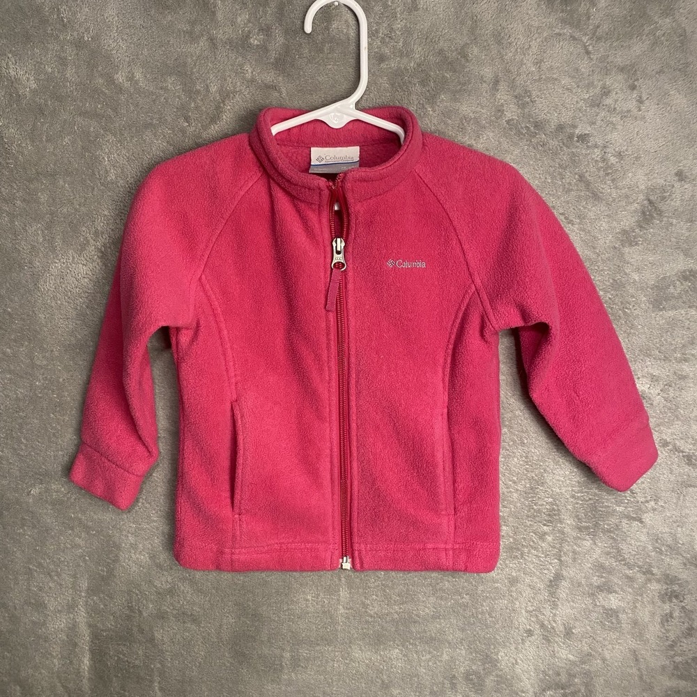 Columbia Infant Fleece Jacket 18-24 Months‎ Pink Full Zip